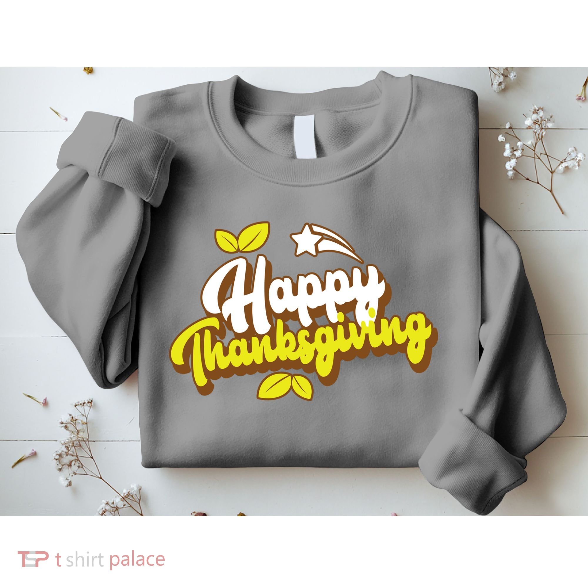Happy Thanksgiving Holiday Cute Sweatshirt