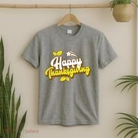 Happy Thanksgiving Holiday Cute T-Shirt thumb 2