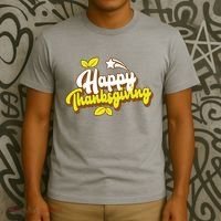 Happy Thanksgiving Holiday Cute T-Shirt thumb 3
