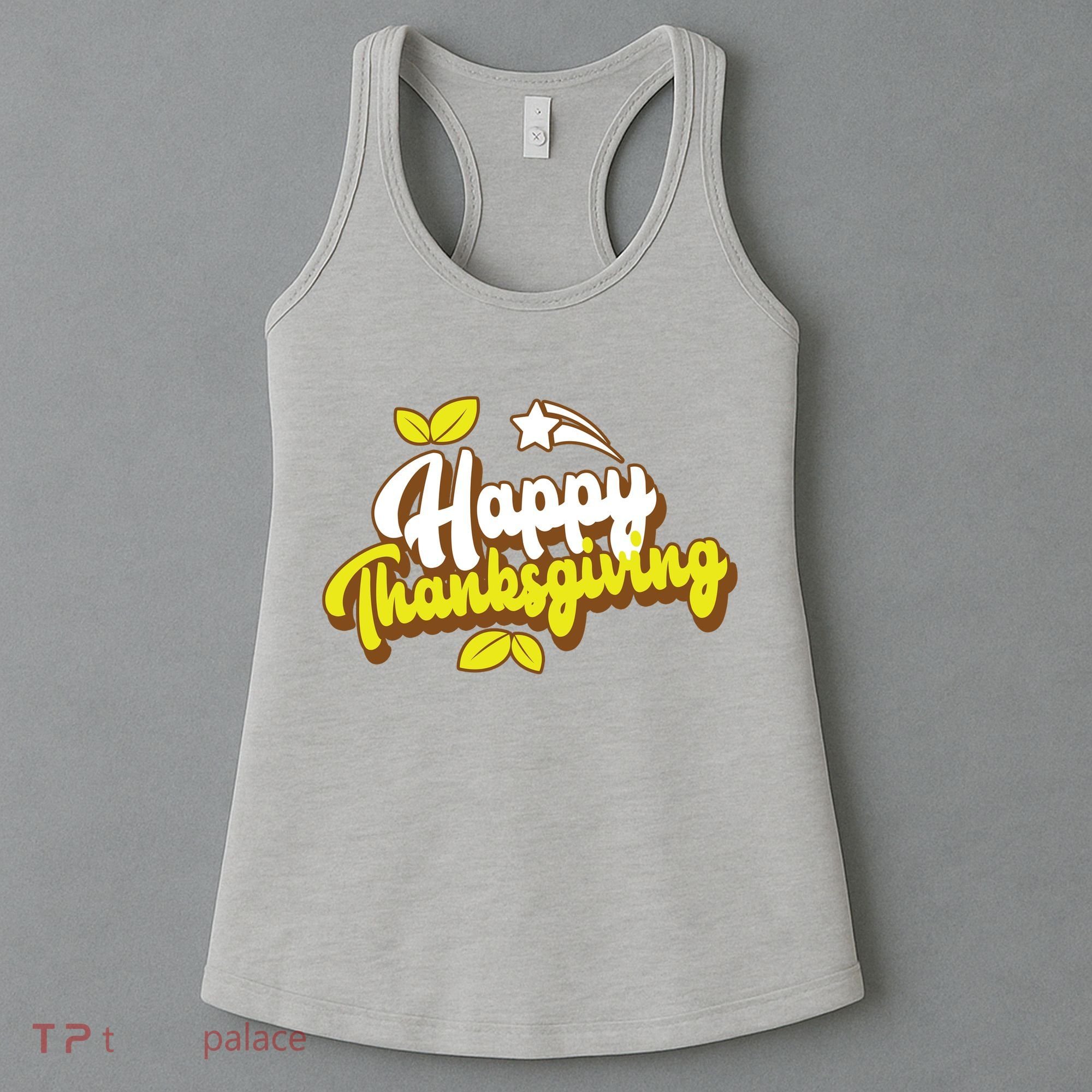 Happy Thanksgiving Holiday Cute Women's Tank Top