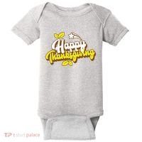 Happy Thanksgiving Holiday Cute Baby Bodysuit thumb 0