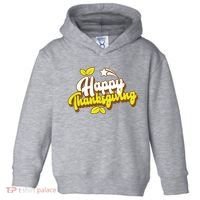Happy Thanksgiving Holiday Cute Toddler Hoodie thumb 0