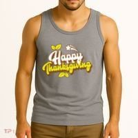 Happy Thanksgiving Holiday Cute Tank Top thumb 3