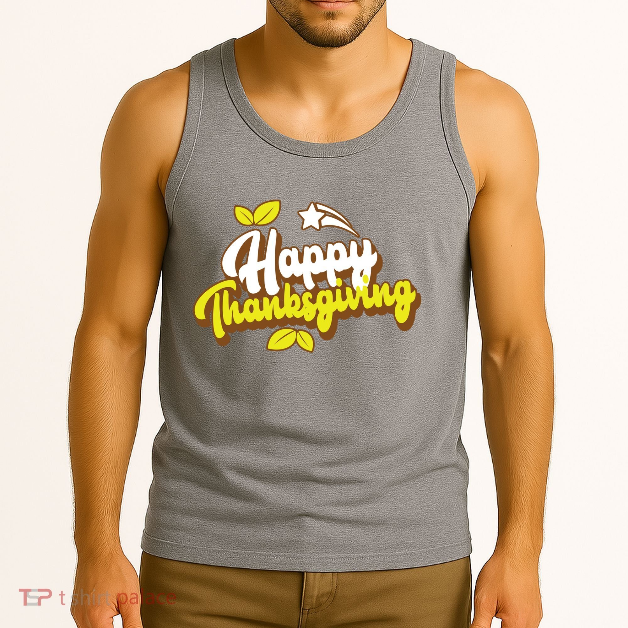 Happy Thanksgiving Holiday Cute Tank Top