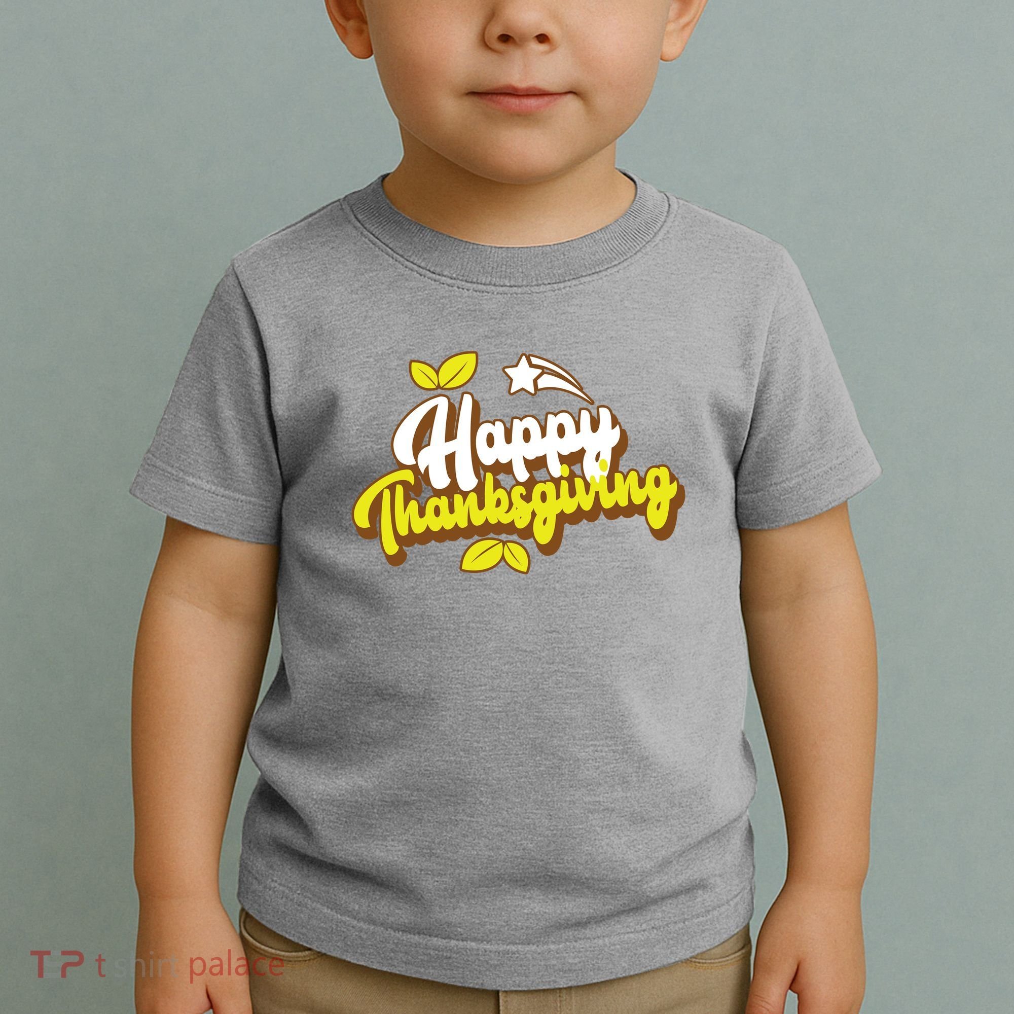 Happy Thanksgiving Holiday Cute Toddler T-Shirt