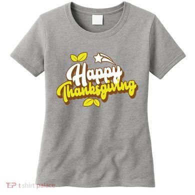Happy Thanksgiving Holiday Cute Women's T-Shirt