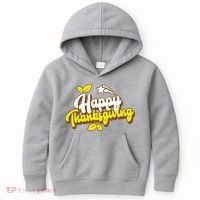 Happy Thanksgiving Holiday Cute Kids Hoodie thumb 0