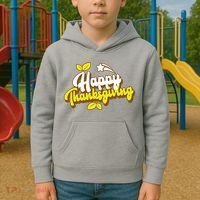 Happy Thanksgiving Holiday Cute Kids Hoodie thumb 2