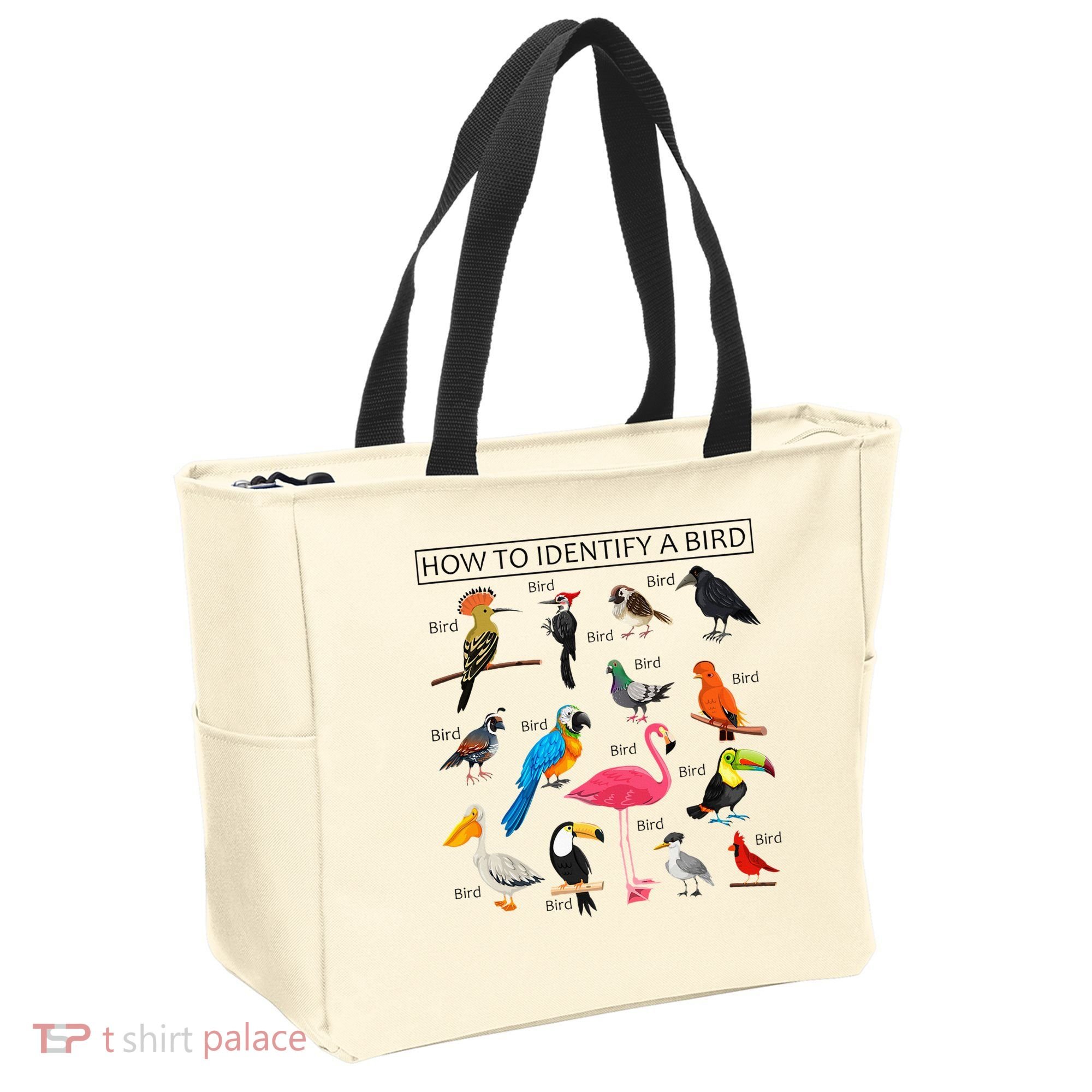 How To Identify A Bird Birds Lover Nature Birdwatcher Tote Bag