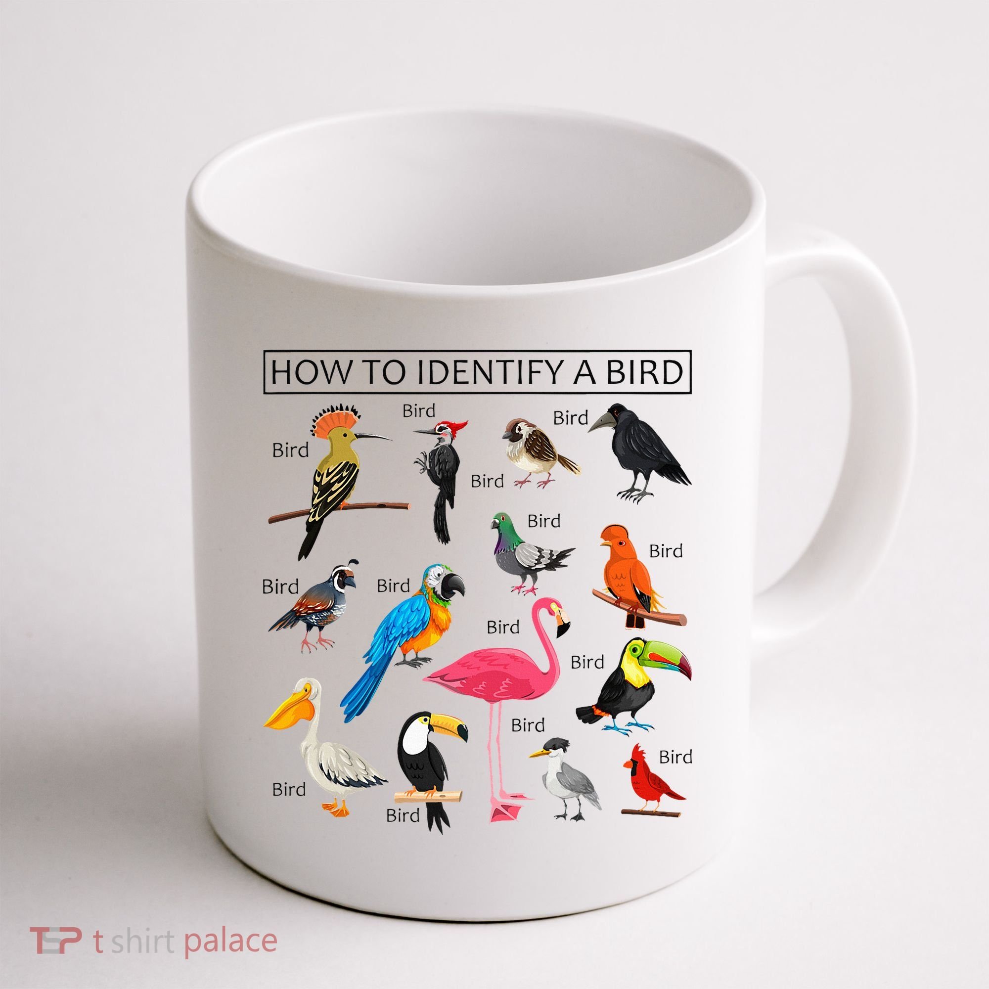 How To Identify A Bird Birds Lover Nature Birdwatcher Coffee Mug