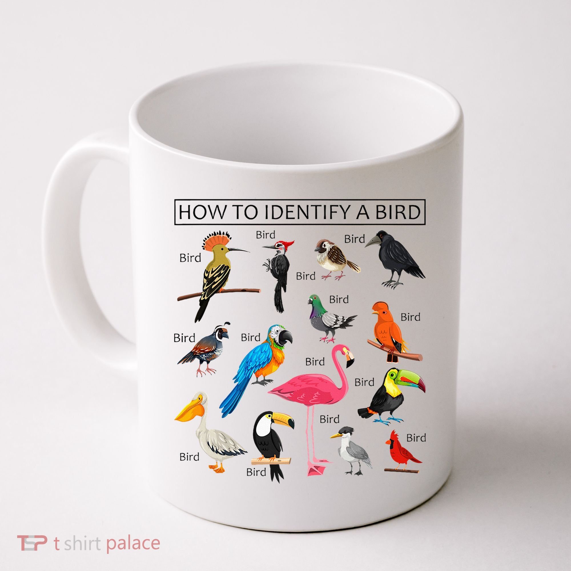 How To Identify A Bird Birds Lover Nature Birdwatcher Coffee Mug