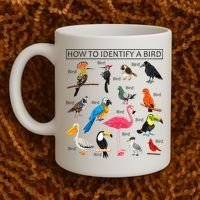 How To Identify A Bird Birds Lover Nature Birdwatcher Coffee Mug thumb 2
