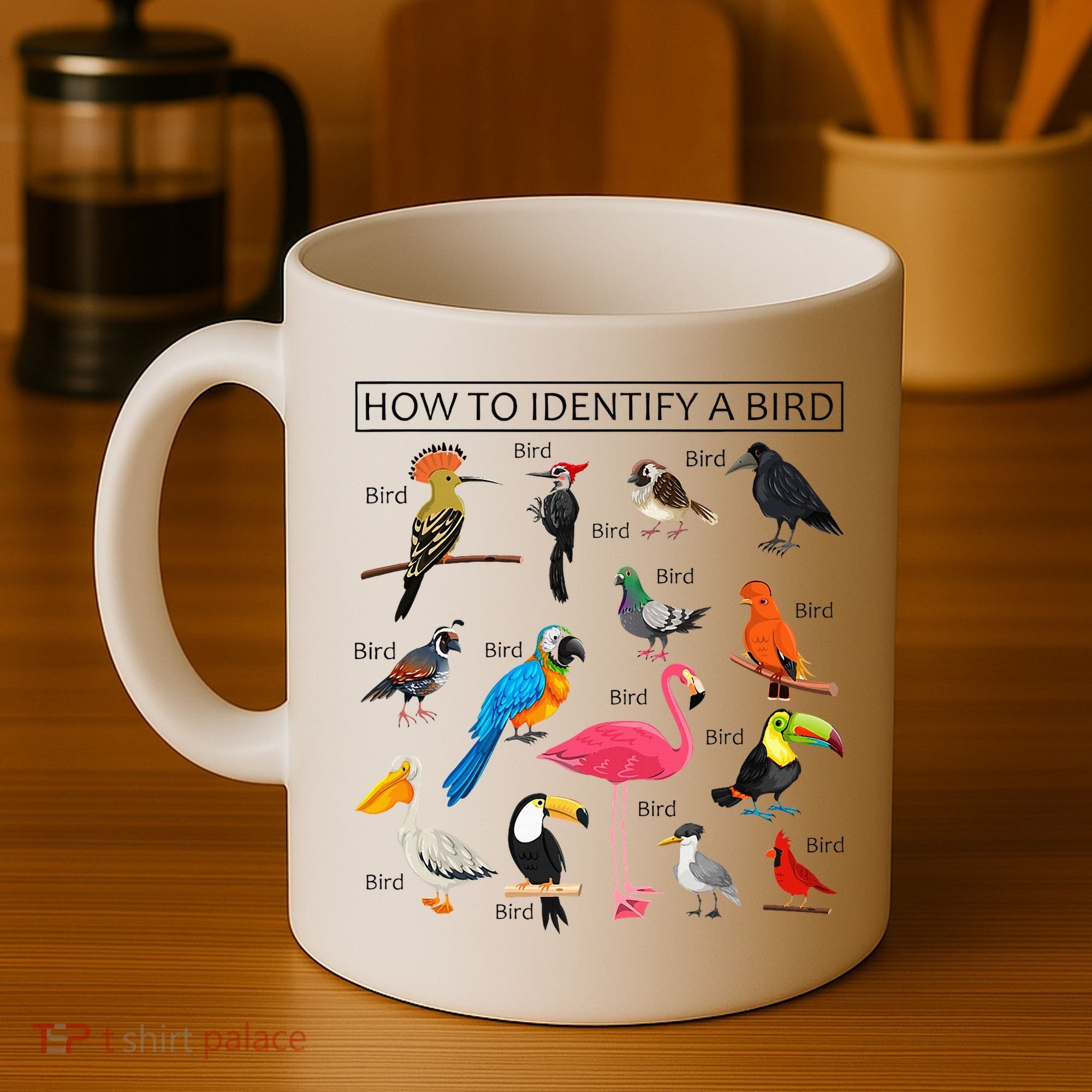 How To Identify A Bird Birds Lover Nature Birdwatcher Coffee Mug