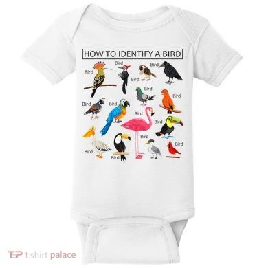 How To Identify A Bird Birds Lover Nature Birdwatcher Baby Bodysuit