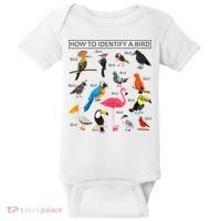 How To Identify A Bird Birds Lover Nature Birdwatcher Baby Bodysuit thumb 0