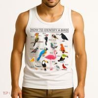 How To Identify A Bird Birds Lover Nature Birdwatcher Tank Top thumb 3