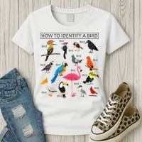 How To Identify A Bird Birds Lover Nature Birdwatcher Women's T-Shirt thumb 3