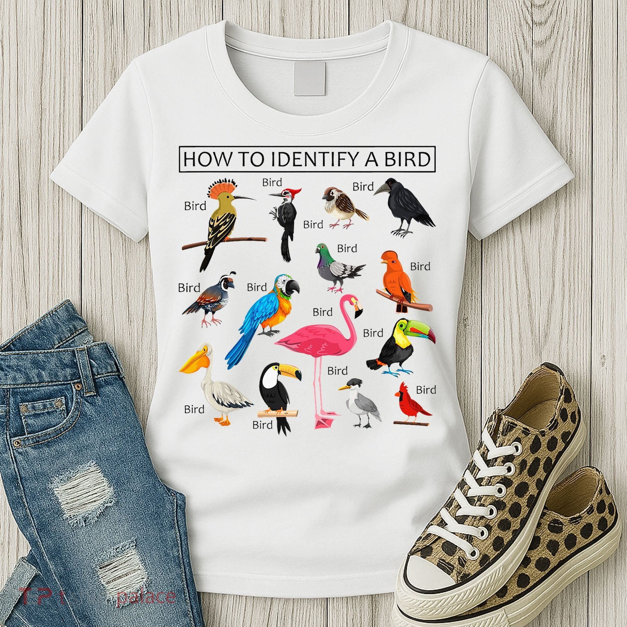 How To Identify A Bird Birds Lover Nature Birdwatcher Women's T-Shirt