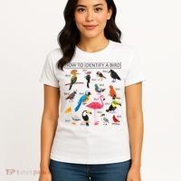 How To Identify A Bird Birds Lover Nature Birdwatcher Women's T-Shirt thumb 4