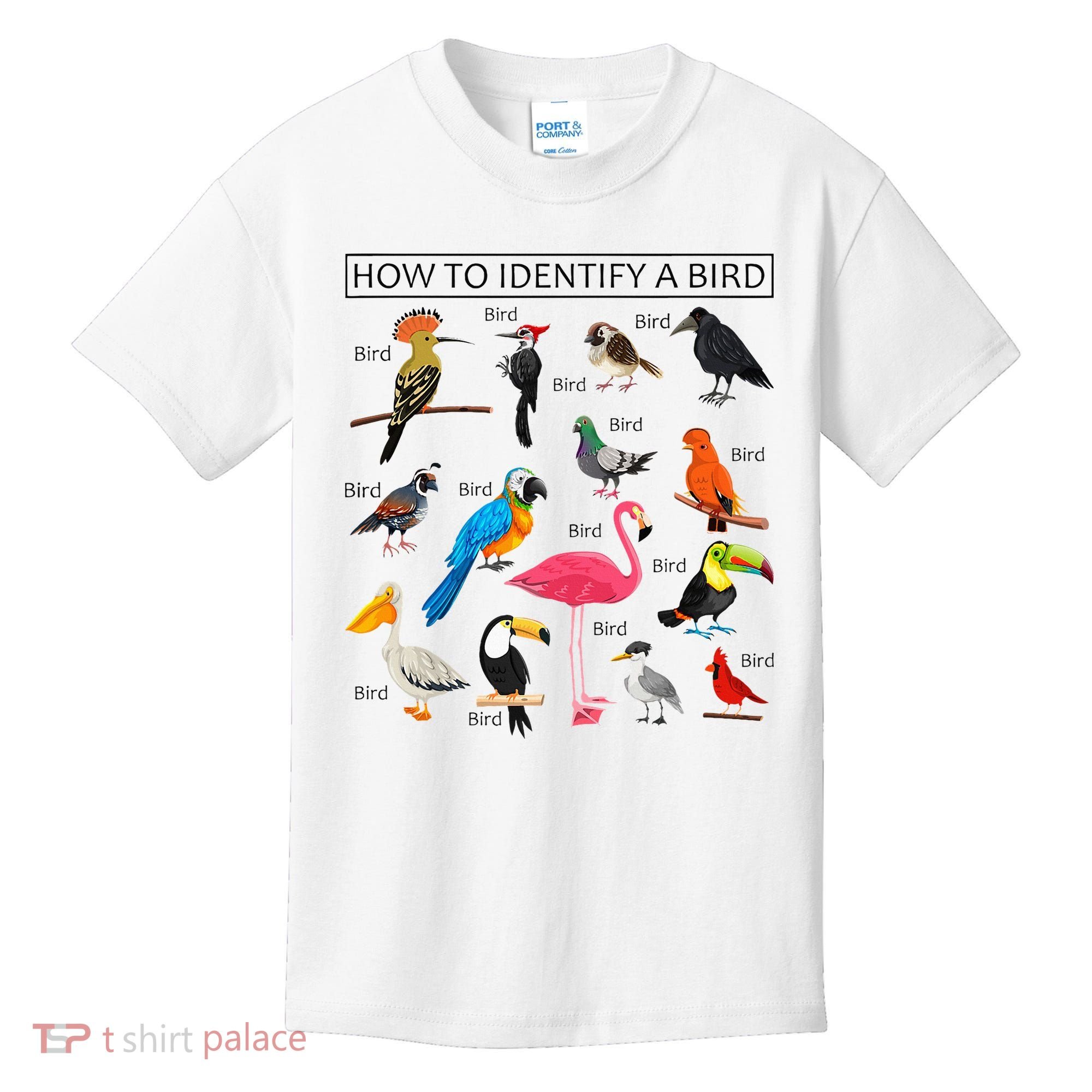 How To Identify A Bird Birds Lover Nature Birdwatcher Kids T-Shirt