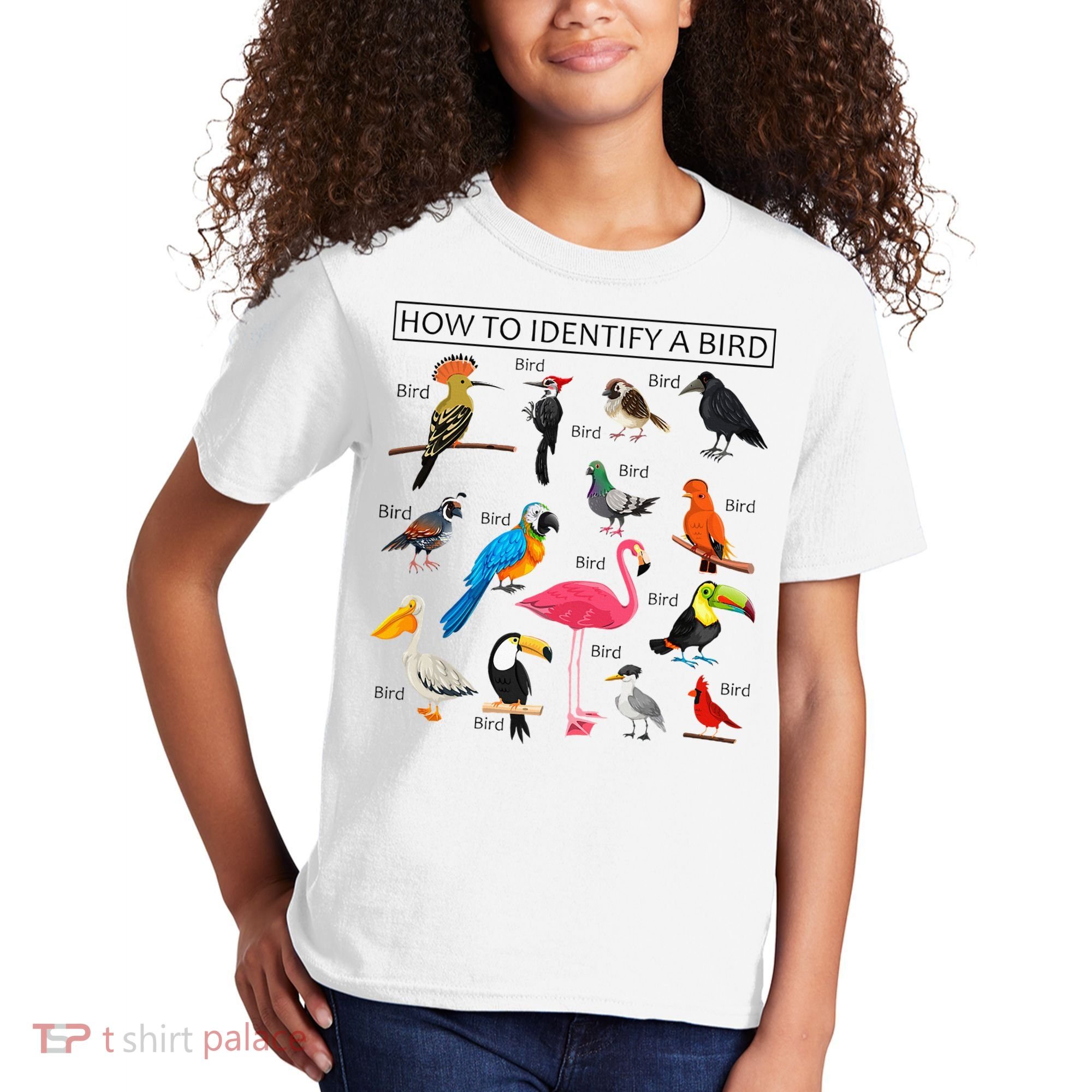 How To Identify A Bird Birds Lover Nature Birdwatcher Kids T-Shirt