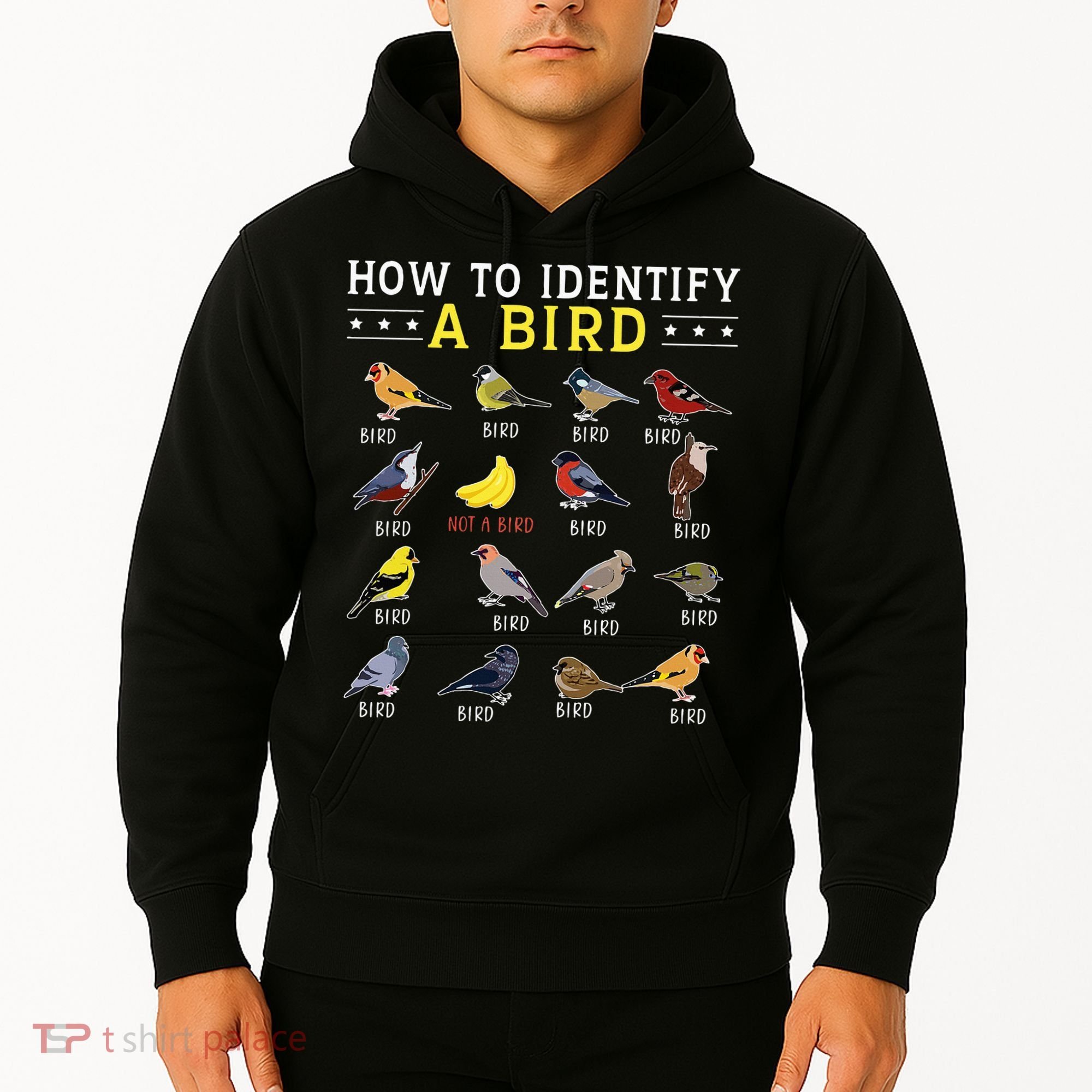How To Identify A Bird Bird Watcher Bird Lover Hoodie
