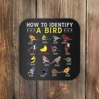 How To Identify A Bird Bird Watcher Bird Lover Coaster thumb 0