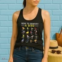 How To Identify A Bird Bird Watcher Bird Lover Women's Tank Top thumb 2