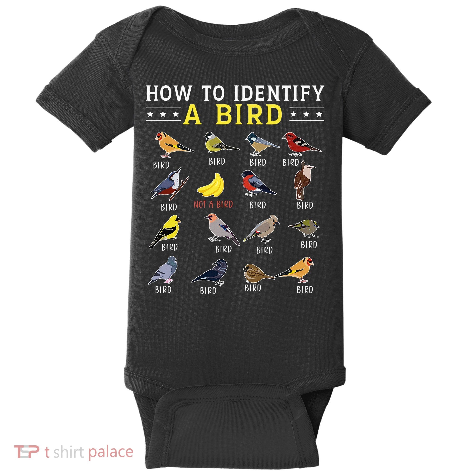 How To Identify A Bird Bird Watcher Bird Lover Baby Bodysuit