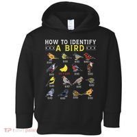 How To Identify A Bird Bird Watcher Bird Lover Toddler Hoodie thumb 0
