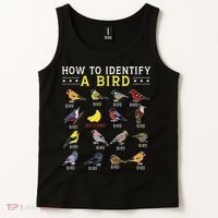 How To Identify A Bird Bird Watcher Bird Lover Tank Top thumb 2