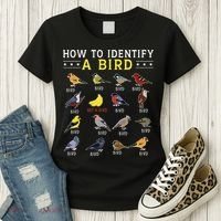 How To Identify A Bird Bird Watcher Bird Lover Women's T-Shirt thumb 3