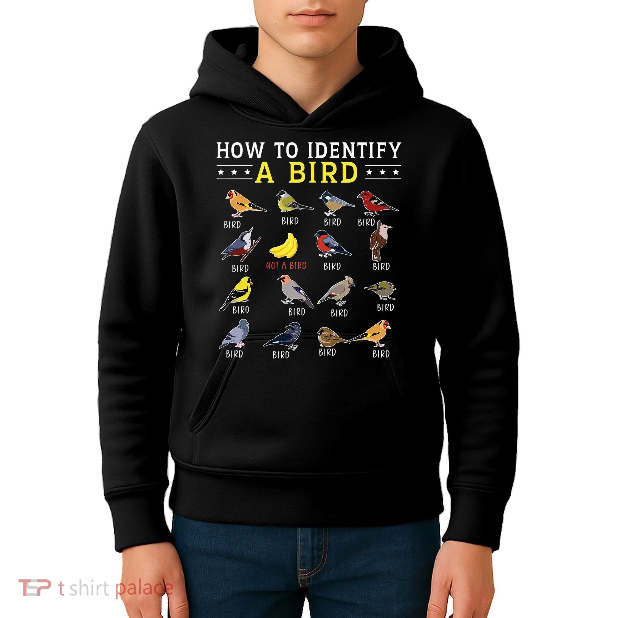 How To Identify A Bird Bird Watcher Bird Lover Kids Hoodie