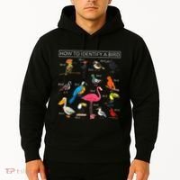 How To Identify A Bird Funny Birds Lover Nature Birdwatcher Hoodie thumb 2