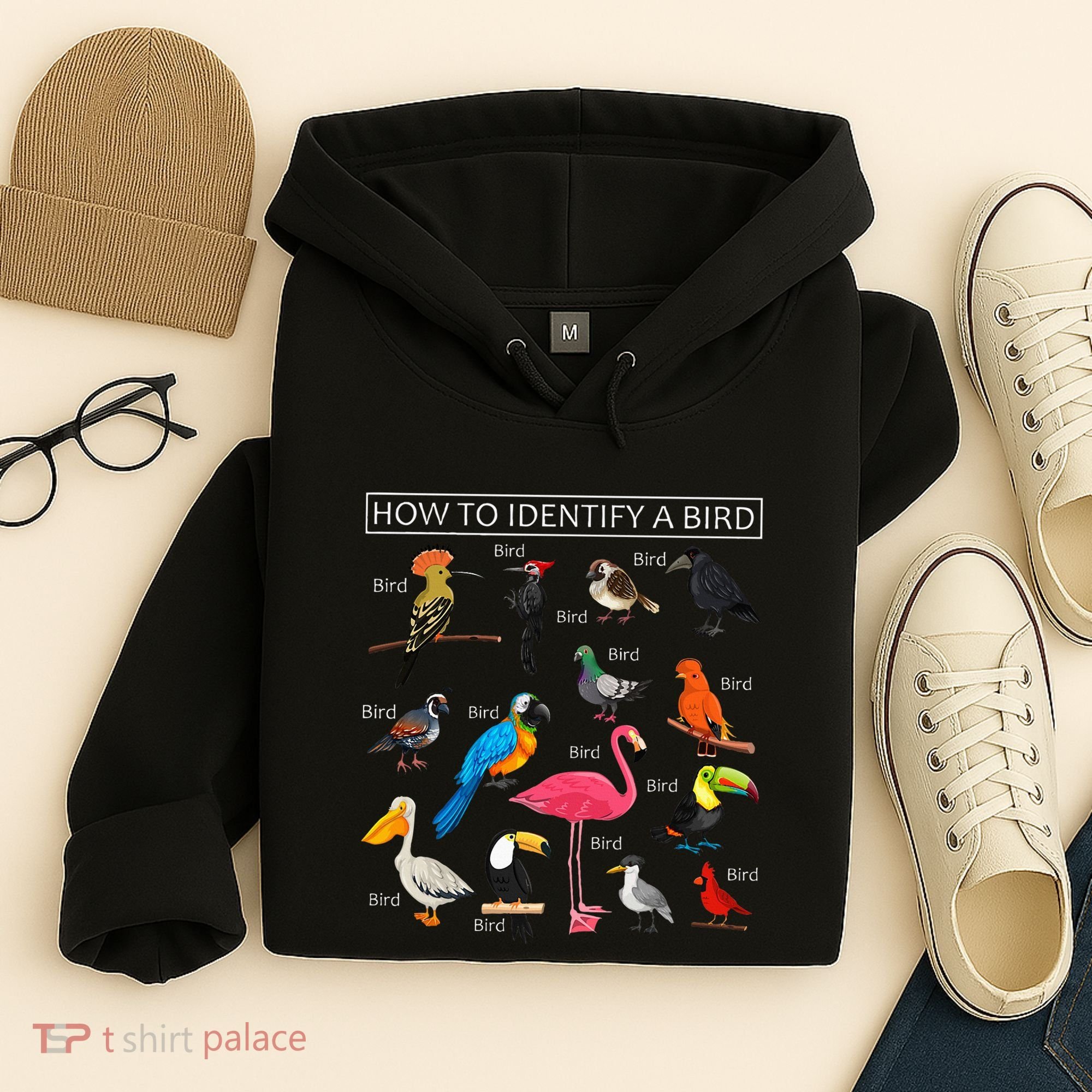 How To Identify A Bird Funny Birds Lover Nature Birdwatcher Hoodie