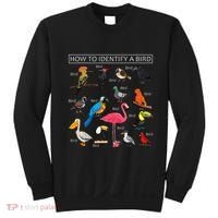 How To Identify A Bird Funny Birds Lover Nature Birdwatcher Sweatshirt thumb 0