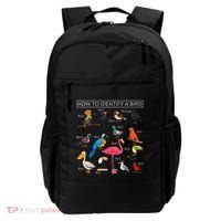 How To Identify A Bird Funny Birds Lover Nature Birdwatcher Backpack thumb 0