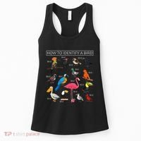 How To Identify A Bird Funny Birds Lover Nature Birdwatcher Women's Tank Top thumb 0