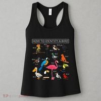 How To Identify A Bird Funny Birds Lover Nature Birdwatcher Women's Tank Top thumb 3