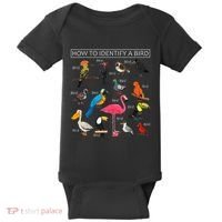 How To Identify A Bird Funny Birds Lover Nature Birdwatcher Baby Bodysuit thumb 0
