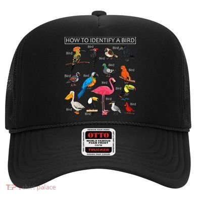 How To Identify A Bird Funny Birds Lover Nature Birdwatcher Hat