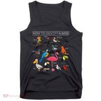 How To Identify A Bird Funny Birds Lover Nature Birdwatcher Tank Top thumb 0