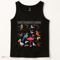 How To Identify A Bird Funny Birds Lover Nature Birdwatcher Tank Top thumb 2