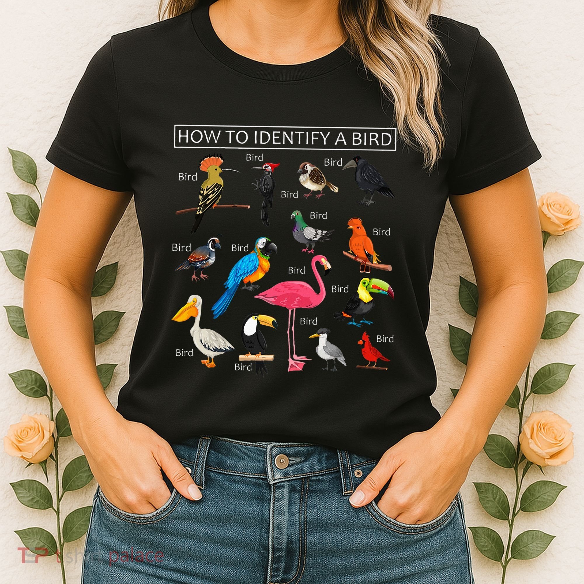 How To Identify A Bird Funny Birds Lover Nature Birdwatcher Women's T-Shirt