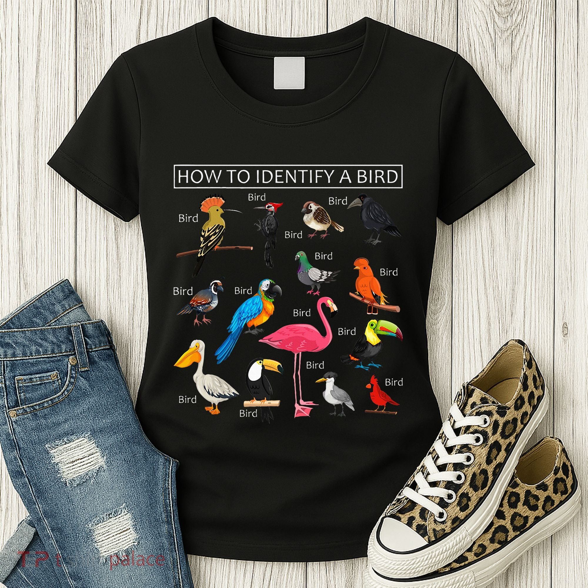 How To Identify A Bird Funny Birds Lover Nature Birdwatcher Women's T-Shirt