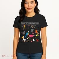 How To Identify A Bird Funny Birds Lover Nature Birdwatcher Women's T-Shirt thumb 4