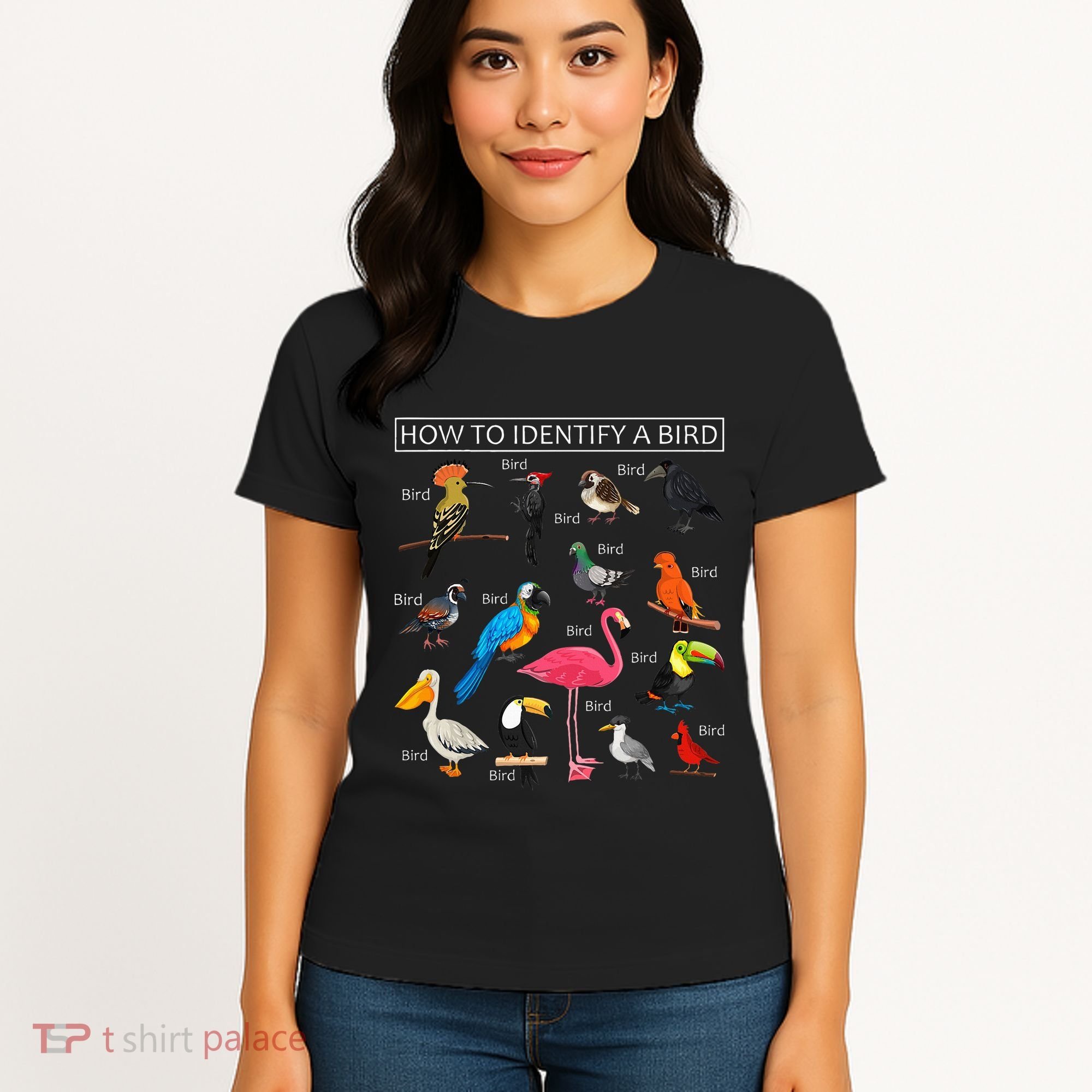 How To Identify A Bird Funny Birds Lover Nature Birdwatcher Women's T-Shirt