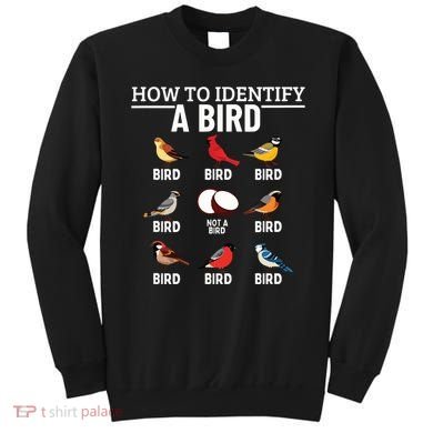 How To Identify A Bird Funny Bird Watching Sweatshirt