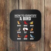 How To Identify A Bird Funny Bird Watching Coaster thumb 0