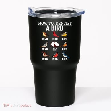 How To Identify A Bird Funny Bird Watching Tumbler